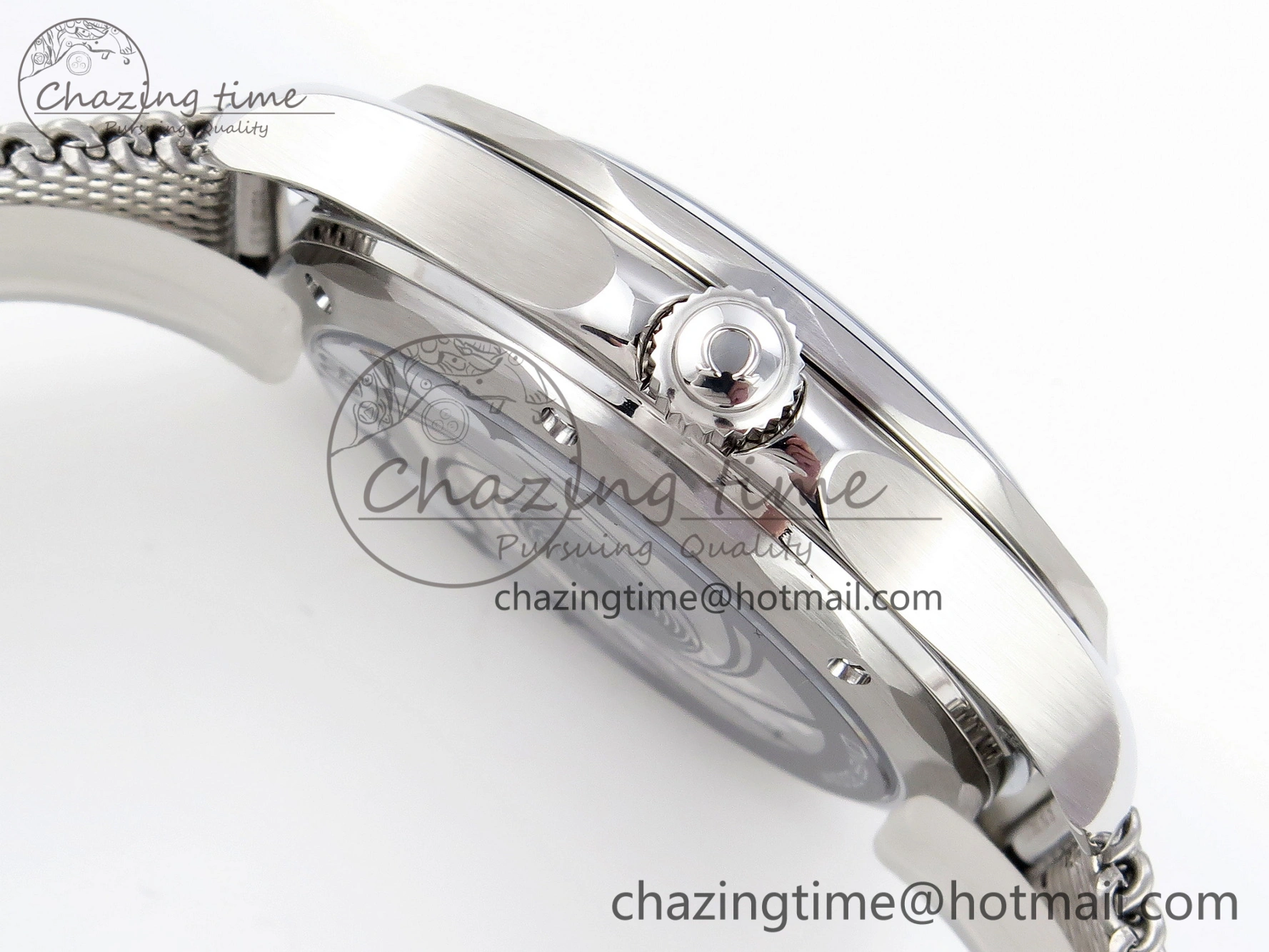 Comfortable Seamaster Diver 300M James Bond 007 60th Anniversary VSF 1:1 Best Edition  Blue Dial on Mesh Bracelet A 7782