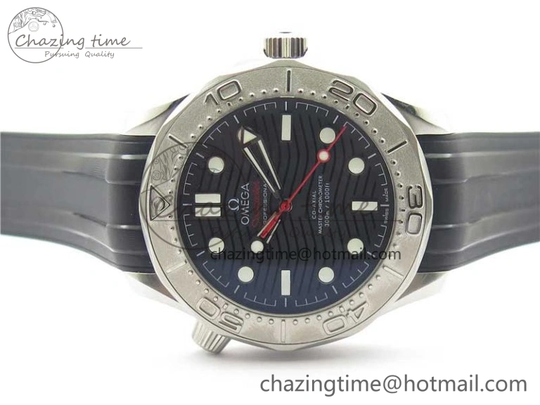 Seamaster Diver 300M Nekton VSF 1:1 Best Edition Black Dial on Black Rubber Strap A Unique 7886