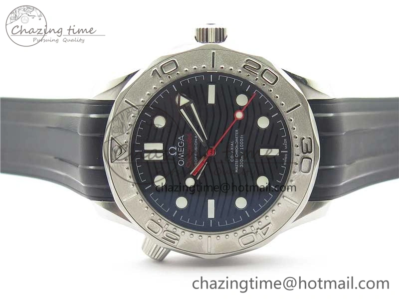 Seamaster Diver 300M Nekton VSF 1:1 Best Edition Black Dial on Black Rubber Strap A Unique 7886