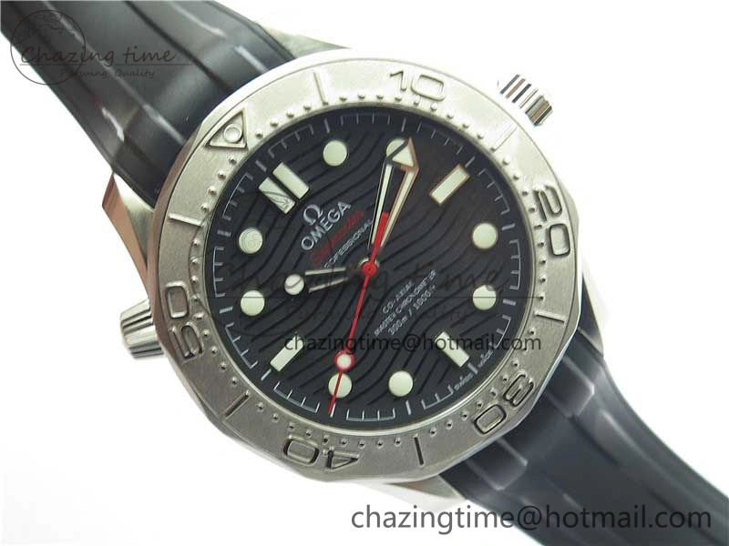 Seamaster Diver 300M Nekton VSF 1:1 Best Edition Black Dial on Black Rubber Strap A Unique 7886