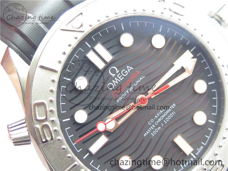 Seamaster Diver 300M Nekton VSF 1:1 Best Edition Black Dial on Black Rubber Strap A Unique 7886