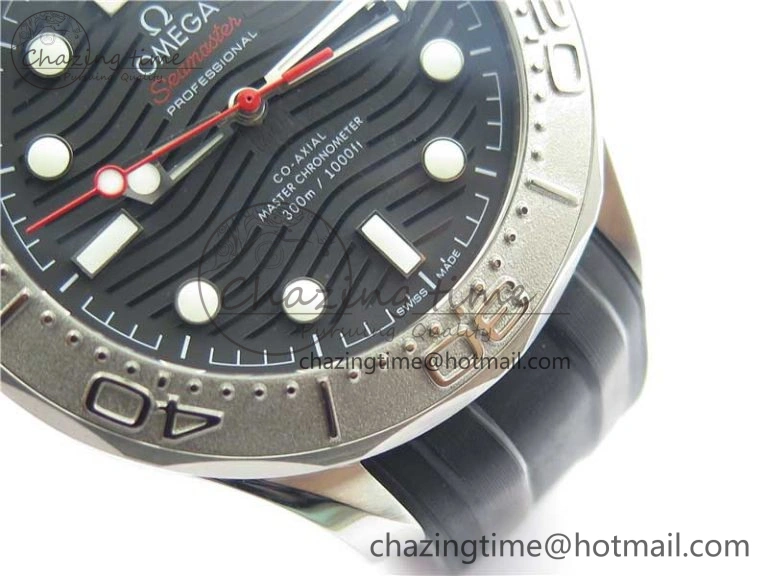 Seamaster Diver 300M Nekton VSF 1:1 Best Edition Black Dial on Black Rubber Strap A Unique 7886