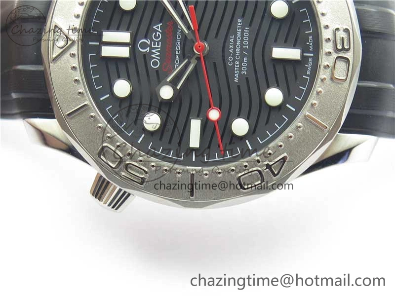 Seamaster Diver 300M Nekton VSF 1:1 Best Edition Black Dial on Black Rubber Strap A Unique 7886