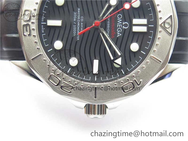 Seamaster Diver 300M Nekton VSF 1:1 Best Edition Black Dial on Black Rubber Strap A Unique 7886