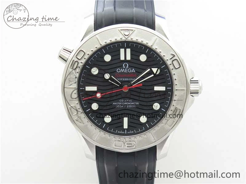 Seamaster Diver 300M Nekton VSF 1:1 Best Edition Black Dial on Black Rubber Strap A Unique 7886