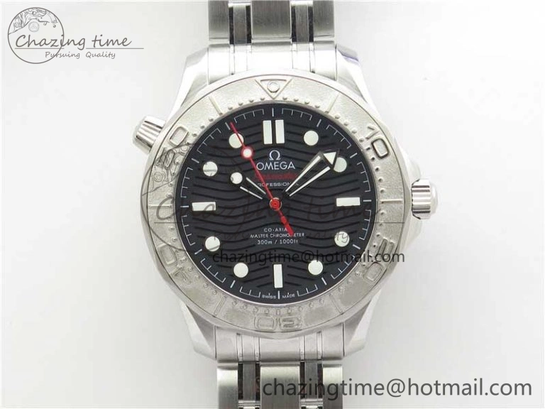 MultiPurpose Seamaster Diver 300M Nekton VSF 1:1 Best Edition Black Dial on SS Bracelet A 7888