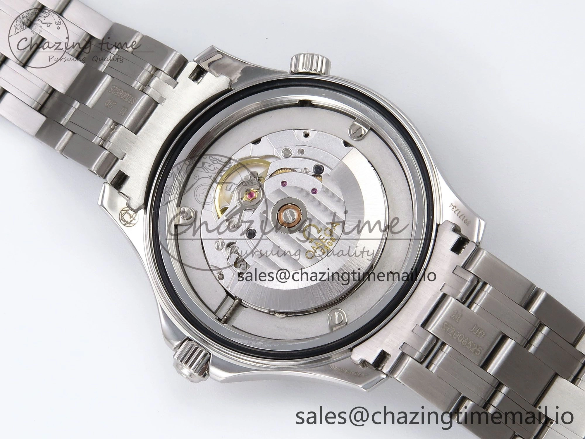 Modern Seamaster Diver 300M OMF 1:1 Best Edition Blue Ceramic Blue Dial on SS Bracelet A 7706