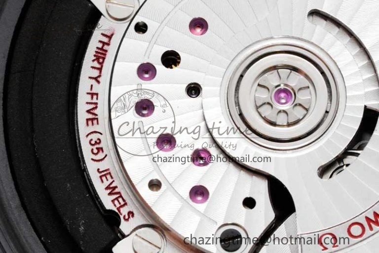 Seamaster Diver 300M ORF 1:1 Best Edition Black Ceramic Black Dial on Black Rubber Strap A TimelessDesign 7794