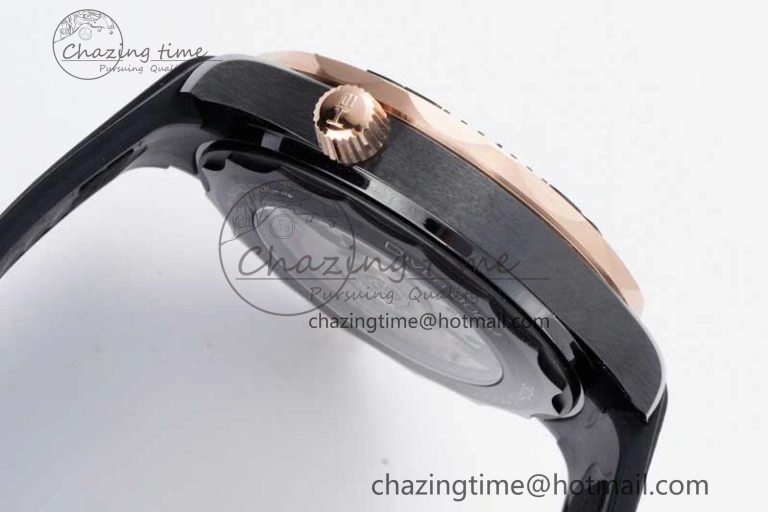 Seamaster Diver 300M ORF 1:1 Best Edition Black Ceramic Black Dial on Black Rubber Strap A TimelessDesign 7794