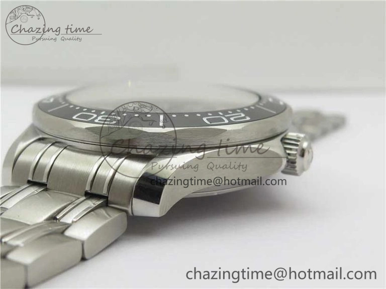 Chic Seamaster Diver 300M ORF 1:1 Best Edition Black Ceramic Black Dial on SS Bracelet A 7870