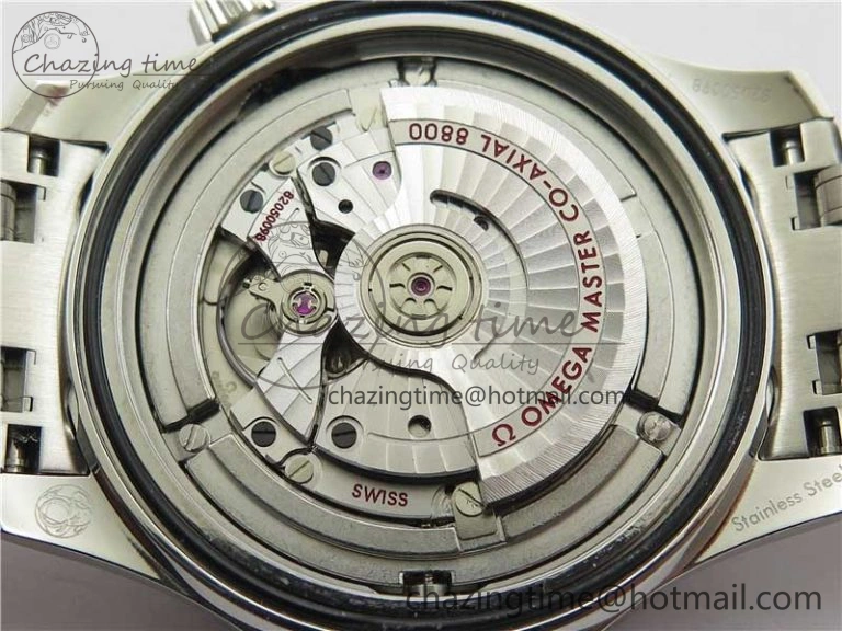 Chic Seamaster Diver 300M ORF 1:1 Best Edition Black Ceramic Black Dial on SS Bracelet A 7870