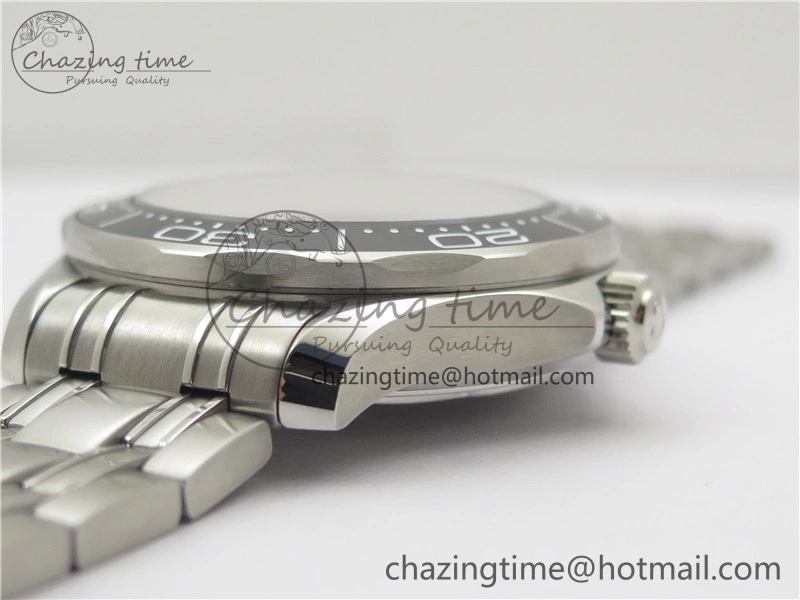 Seamaster Diver 300M ORF 1:1 Best Edition Black Ceramic White Dial on SS Bracelet A Durable 7865
