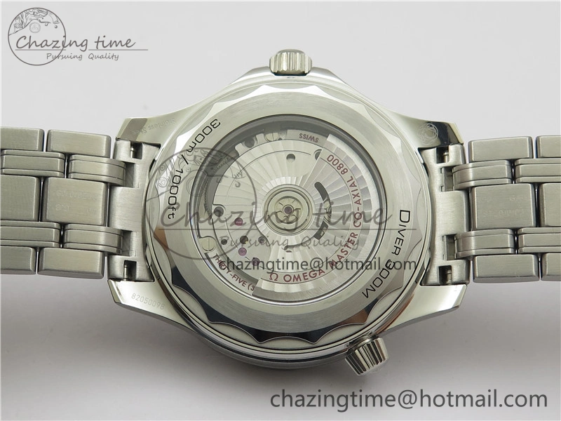 Seamaster Diver 300M ORF 1:1 Best Edition Black Ceramic White Dial on SS Bracelet A Durable 7865