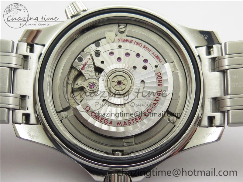 Seamaster Diver 300M ORF 1:1 Best Edition Black Ceramic White Dial on SS Bracelet A Durable 7865