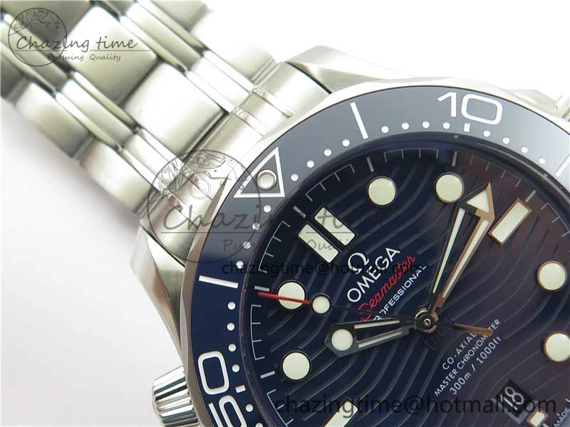 SmartChoice Seamaster Diver 300M ORF 1:1 Best Edition Blue Ceramic Blue Dial on SS Bracelet A 7869