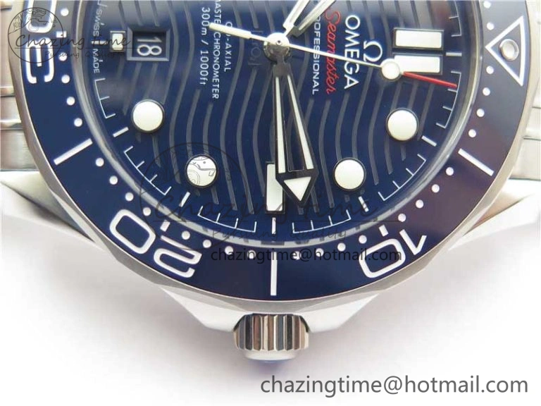SmartChoice Seamaster Diver 300M ORF 1:1 Best Edition Blue Ceramic Blue Dial on SS Bracelet A 7869