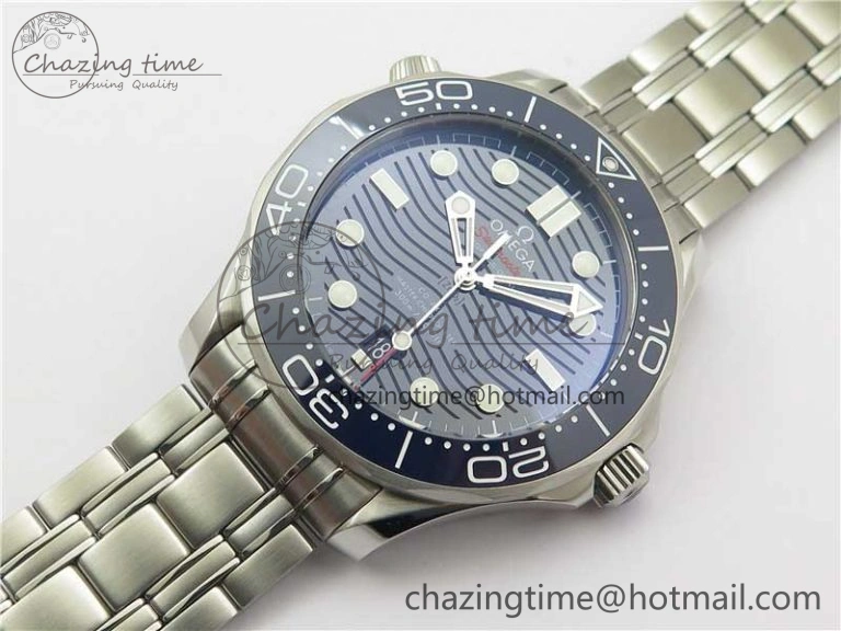 SmartChoice Seamaster Diver 300M ORF 1:1 Best Edition Blue Ceramic Blue Dial on SS Bracelet A 7869