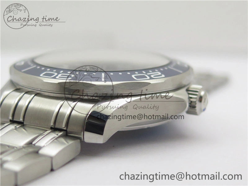 Seamaster Diver 300M ORF 1:1 Best Edition Blue Ceramic Gray Dial on SS Bracelet A Lightweight 7867