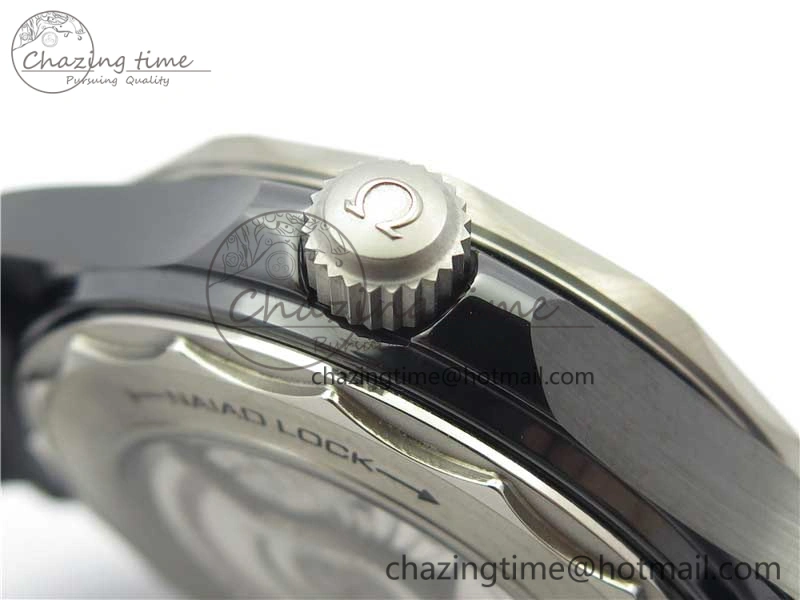 Original Seamaster Diver 300M Real Ceramic Case VSF 1:1 Best Edition on Black Rubber Strap A8806 (Free Nato) 7935