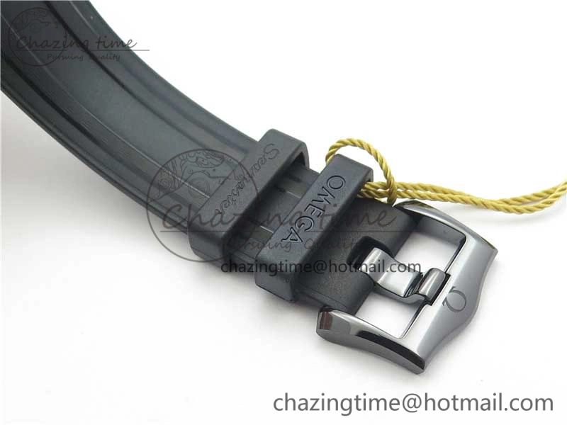 Original Seamaster Diver 300M Real Ceramic Case VSF 1:1 Best Edition on Black Rubber Strap A8806 (Free Nato) 7935