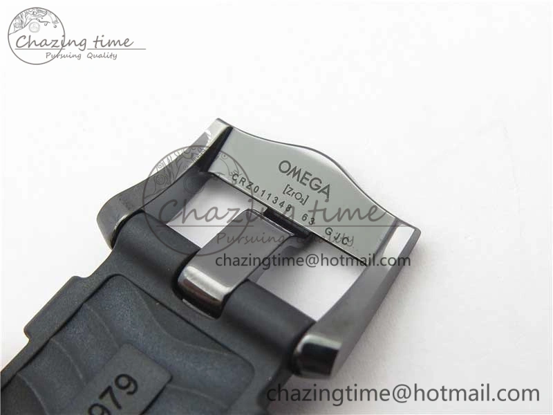 Original Seamaster Diver 300M Real Ceramic Case VSF 1:1 Best Edition on Black Rubber Strap A8806 (Free Nato) 7935