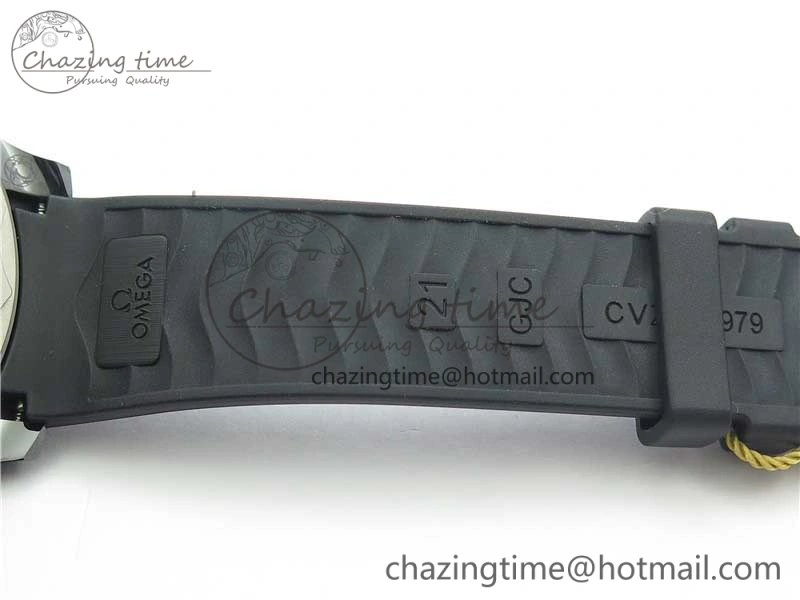 Original Seamaster Diver 300M Real Ceramic Case VSF 1:1 Best Edition on Black Rubber Strap A8806 (Free Nato) 7935
