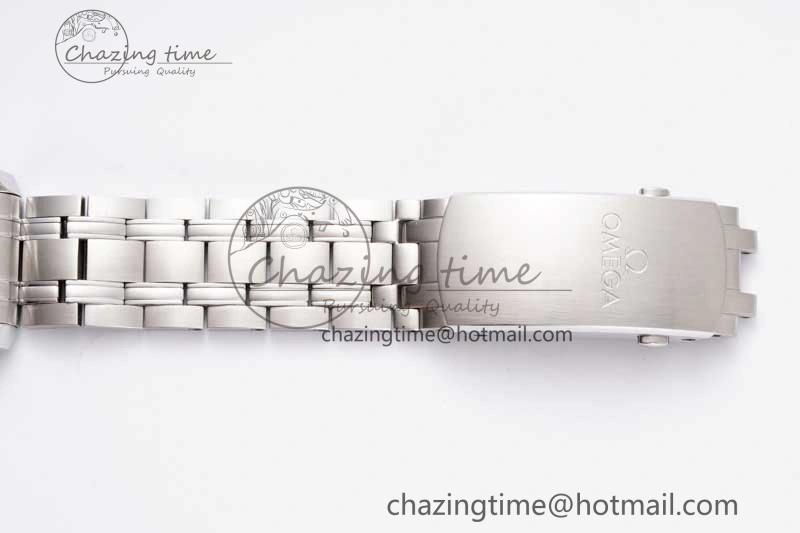 ZipUp Seamaster Diver 300M SS Blue Ceramic Bezel JVSF 1:1 Best Edition Gray Dial on SS Bracelet A 7790