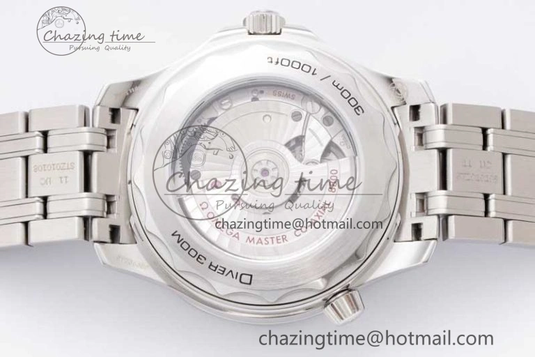 Seamaster Diver 300M SS Blue Ceramic Bezel JVSF 1:1 Best Edition White Dial on SS Bracelet A Classic 7791