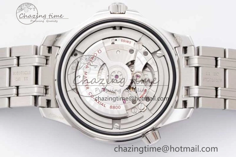 Seamaster Diver 300M SS Blue Ceramic Bezel JVSF 1:1 Best Edition White Dial on SS Bracelet A Classic 7791
