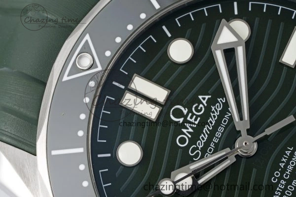 Youthful Seamaster Diver 300M VSF 1:1 Best Edition Green Ceramic Green Dial on Green Rubber Strap A8800 V 7827