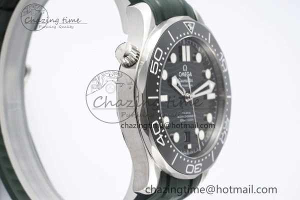 Youthful Seamaster Diver 300M VSF 1:1 Best Edition Green Ceramic Green Dial on Green Rubber Strap A8800 V 7827