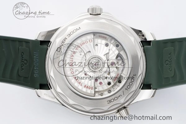 Youthful Seamaster Diver 300M VSF 1:1 Best Edition Green Ceramic Green Dial on Green Rubber Strap A8800 V 7827