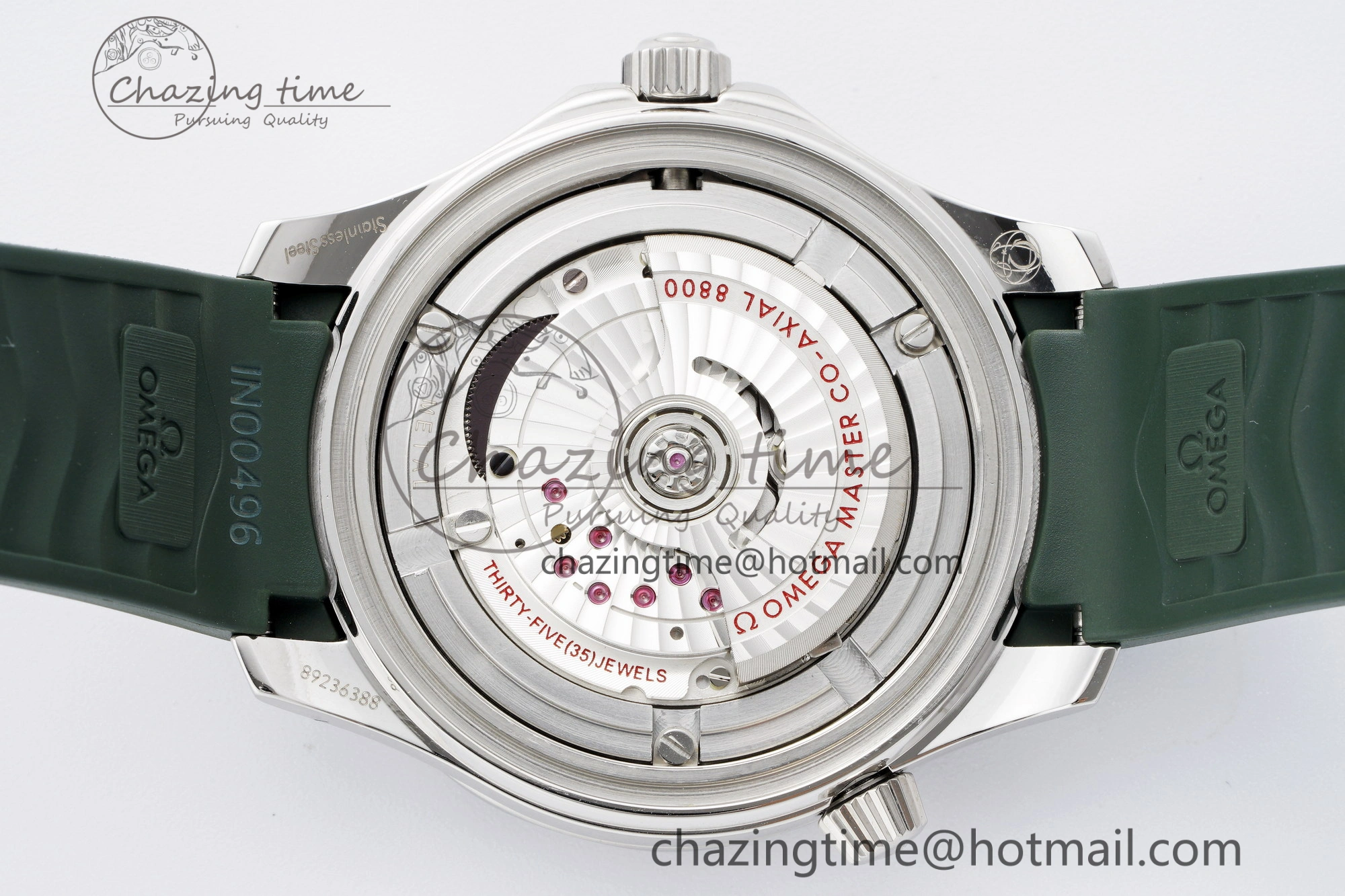 Youthful Seamaster Diver 300M VSF 1:1 Best Edition Green Ceramic Green Dial on Green Rubber Strap A8800 V 7827