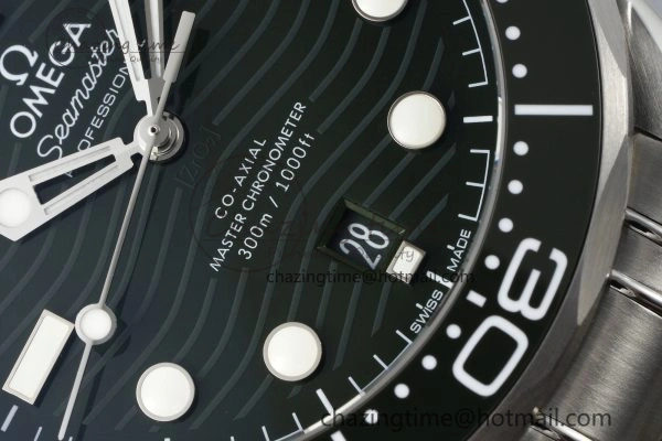 Supportive Seamaster Diver 300M VSF 1:1 Best Edition Green Ceramic Green Dial on SS Bracelet A8800 V 7824