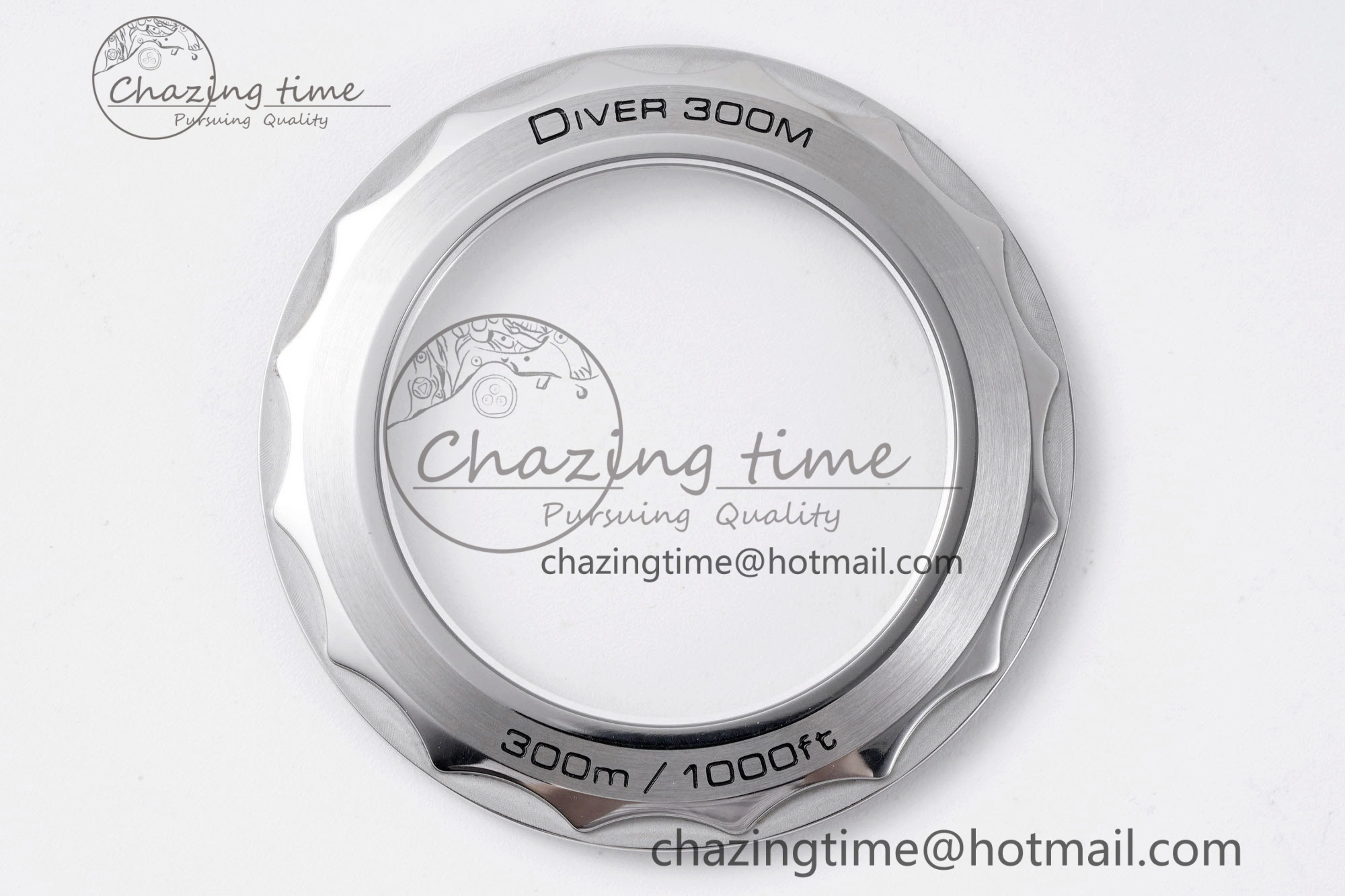 Seamaster Diver 300M ZF 1:1 Best Edition Black Ceramic Black Dial on Black Rubber Strap A Lightweight 7821