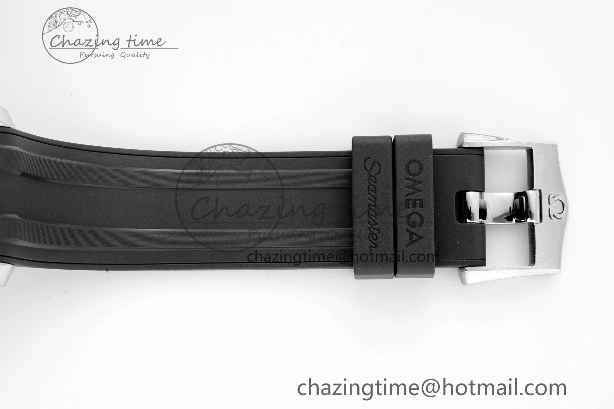 Seamaster Diver 300M ZF 1:1 Best Edition Black Ceramic Black Dial on Black Rubber Strap A Lightweight 7821