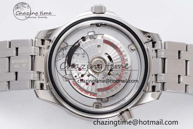 Seamaster Diver 300M ZF 1:1 Best Edition Black Ceramic Black Dial on SS Bracelet A Popular 7844