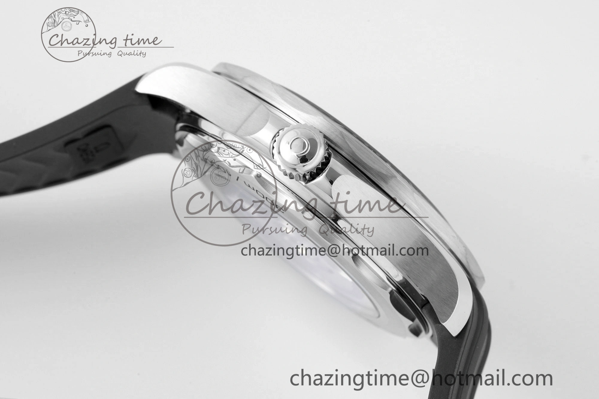 Seamaster Diver 300M ZF 1:1 Best Edition Black Ceramic White Dial on Black Rubber Strap A Comfortable 7819