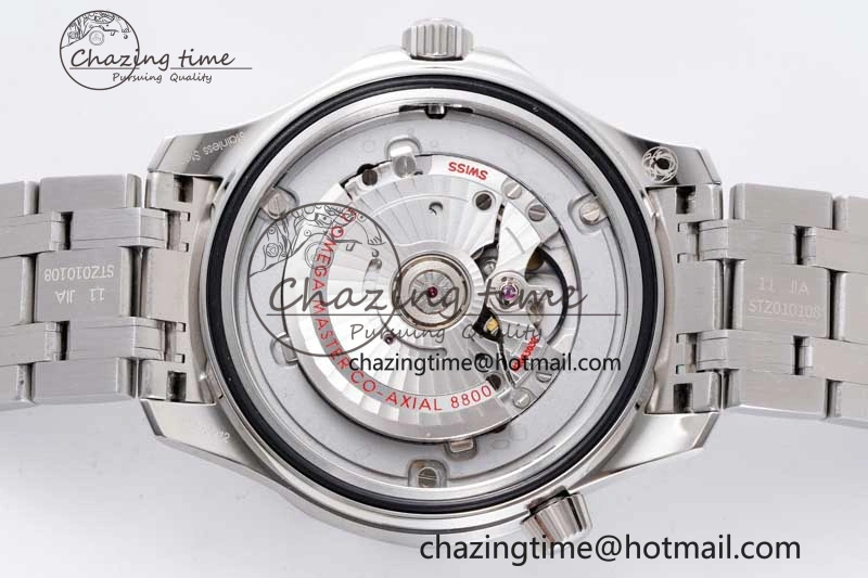 Seamaster Diver 300M ZF 1:1 Best Edition Black Ceramic White Dial on SS Bracelet A UrbanStyle 7845