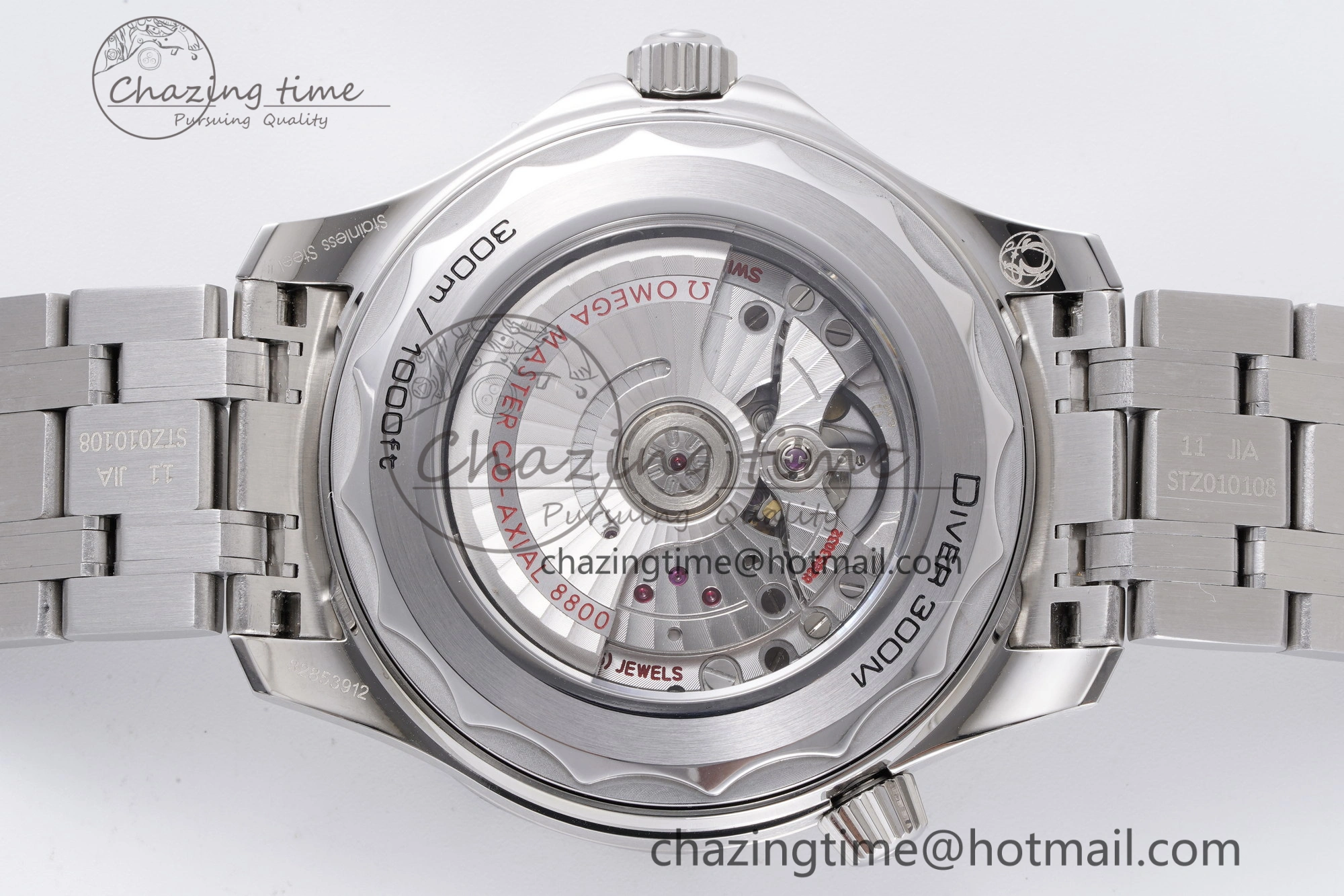 Lightweight Seamaster Diver 300M ZF 1:1 Best Edition Blue Ceramic Gray Dial on SS Bracelet A 7734