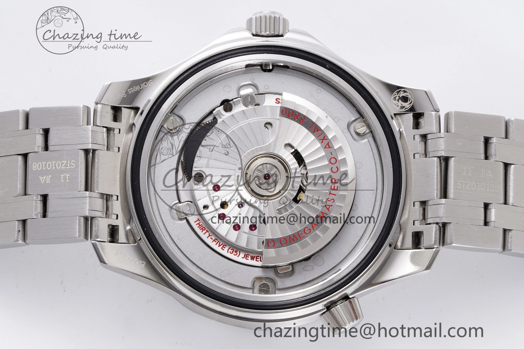 Lightweight Seamaster Diver 300M ZF 1:1 Best Edition Blue Ceramic Gray Dial on SS Bracelet A 7734