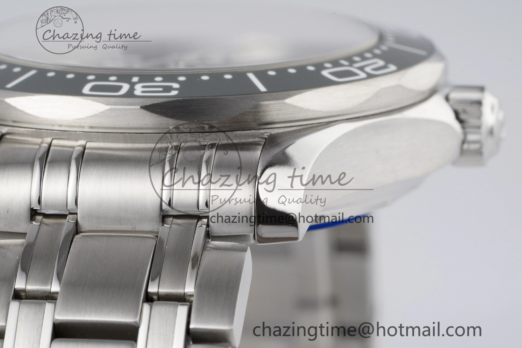 Seamaster Diver 300M ZF 1:1 Best Edition Green Ceramic Green Dial on SS Bracelet A QuickDry 7825