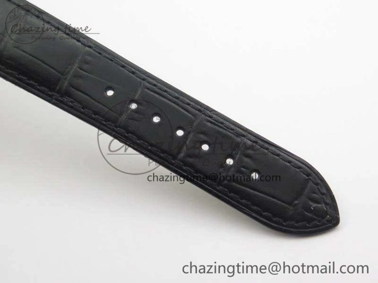 Seamaster Edizione Venezia RG Best Edition Black Dial On Leather Strap A Cozy 8125