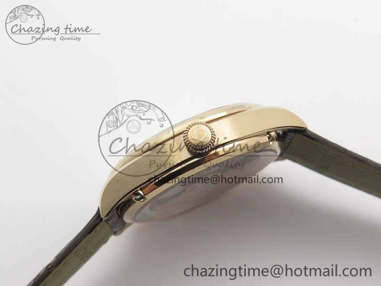 Seamaster Edizione Venezia RG Best Edition Black Dial On Leather Strap A Cozy 8125