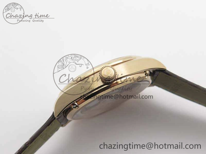 Seamaster Edizione Venezia RG Best Edition Black Dial On Leather Strap A Cozy 8125