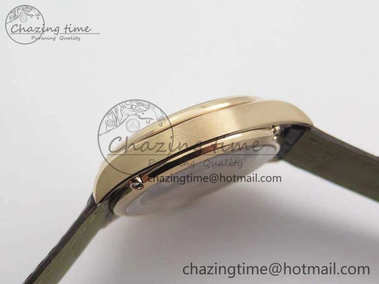 Seamaster Edizione Venezia RG Best Edition Black Dial On Leather Strap A Cozy 8125
