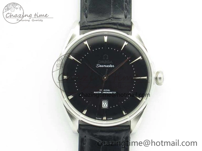 Seamaster Edizione Venezia SS Best Edition Black Dial On Leather Strap A Refined 8122