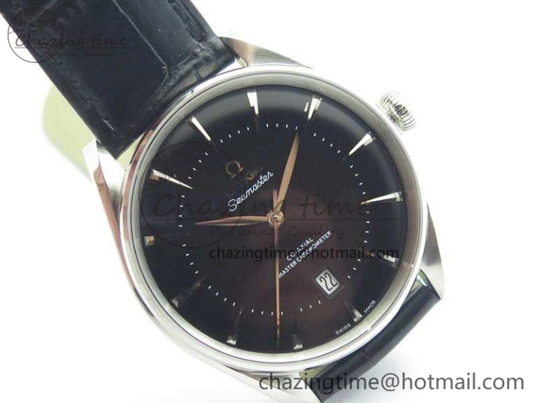 Seamaster Edizione Venezia SS Best Edition Black Dial On Leather Strap A Refined 8122