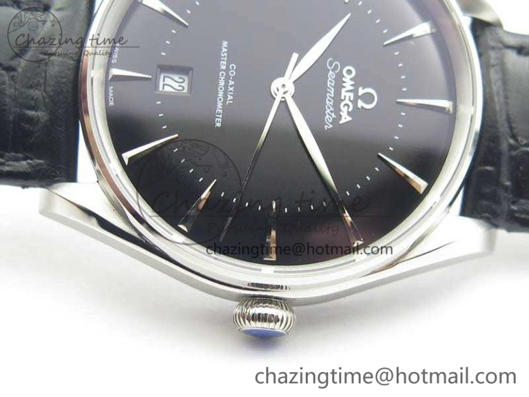 Seamaster Edizione Venezia SS Best Edition Black Dial On Leather Strap A Refined 8122