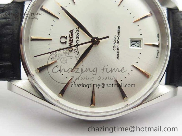 Seamaster Edizione Venezia SS Best Edition White Dial On Leather Strap A Neat 8124